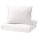 IKEA ÄNGSLILJA Duvet Cover and 2 Pillowcases, 240x220/50x60 cm, White