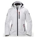 Helly Hansen Women's W Crew Hooded Midlayer Jacket, WHITE, 4XL UK