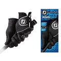 FootJoy Men's RainGrip Pair Golf Glove Black XX-Large, Pair