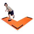 My Slide Board Pro - Cardio Exercise Workout and Balance to Tone Legs, Glutes, & Core Muscles Training Sliding board - Easy to Use - Home Gym Equipment Super Smooth surface with Booties