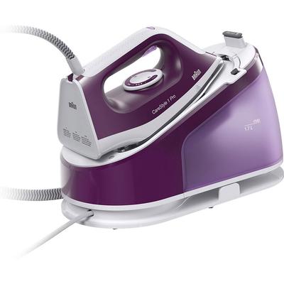 BRAUN Dampfbügelstation "Braun CareStyle 1 Pro IS1514VI", lila (violett, weiß), Dampfbügelstationen Image