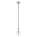 Hunter Fan Maple Park 1 Light Bell Pendant Glass in Gray | 9.25 H x 6 W x 6 D in | Wayfair 19569