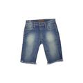 Joe's Jeans Denim Shorts - Mid/Reg Rise: Blue Mid-Length Bottoms - Women's Size 24 - Sandwash