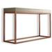 Hispania Home Saph Console Table Wood/Metal in Brown | 31.5" H x 31.5" H x 15.75" D | Wayfair SAPH C16 2