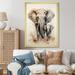 Bungalow Rose Kearstin Elephant Gentle Giants Elephants III - Print Metal in Gray | 32 H x 24 W x 1 D in | Wayfair 3AF7634536C44ABE9EFF22031D8C2FEB