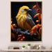 Red Barrel Studio® Bird Wings Of Majesty - Animals Wall Decor Plastic in Black/Yellow | 44 H x 34 W x 1.5 D in | Wayfair