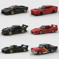 Décennie s de construction MOC F1 Speed Champions City modèle Super Inboulon car kits de sport