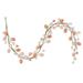 Vickerman 737637 - 60" Coral/White Easter Eggs Garland (FPQA230960) Unlit Garland