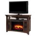 Muskoka Wyatt 48-in TV Stand with Electric Fireplace in Burnished Oak - 48"