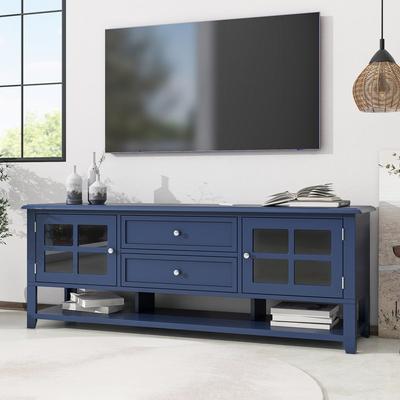 Modern Entertainment Center with Multifunctional Storage Space, TV Cabinet, Media Console for Living Room