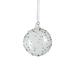 4" Colored Dots Clear Glass Ball Ornaments, Set of 6