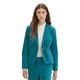 TOM TAILOR Damen 1038704 Cord Blazer mit Brusttaschen, 21178-ever Green, 38