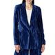 The Drop Blazer für Damen, Blake Lang, Saphirblauer Samt, L