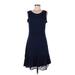 Signature collection Casual Dress: Blue Dresses - Women's Size Medium