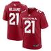 Men's Nike Garrett Williams Cardinal Arizona Cardinals Game Jersey