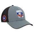 Men's Fanatics Branded Gray/Black New York Islanders Authentic Pro Home Ice Trucker Adjustable Hat