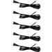 Black Lamp Cord 8 Foot Long Replacement Lamp Cord Lamp Repair Part 18/2 SPT-1 Wire UL Listed (5)
