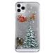 WILLED Quicksand Christmas Case for iPhone 14 Liquid Floating Flowing Moving Bling Snowman Santa/Elk Tree Cute Shockproof Defender Soft TPU for Apple iPhone 14