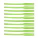 Aoanydony 10Pcs Fishing Tube Portable Bait Fish PVC Tubes Plastic Fluorescent Connector Sleeve Tackle Accessories Fittings Night Green