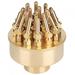 Fountain Nozzle Heads 1.5 DN40 3 Layers Durable Brass Fountain Nozzle Sprinklers Spray Head Pond Pool G1â€‘1/2 for Pond Pool Garden Outdoor