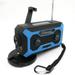 Emergency Weather Radio 2000mAh Portable Solar Hand Crank Radio AM/FM/WB SOS Alarm with Flashlight