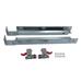 KV 15 Full Extension Undermount Concealed Soft Close Drawer Slides With Locking Devices Metal Back Brackets And Screws