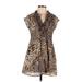 Allison Taylor Casual Dress: Brown Dresses - Women's Size Medium