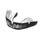 OPRO Instant Custom-Fit Mouthguard – Black/Silver Teeth