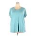 Jones New York Active T-Shirt: Teal Activewear - Women's Size 2X