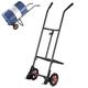 TANGZON Oil Drum Hand Truck, Heavy Duty Metal Drum Cart with Rubber Wheels, EVA Handles & Chime Hook, Oil Transport Trolley Sack Barrow for Gas Station Factory Garage, 545KG Weight Capacity