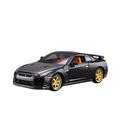 QCHIAN Die-cast alloy car model For:1:24 Nissan GTR Sports Car Alloy Car Model Simulation Car Decoration Die-casting Model For friends and family (Color : F)