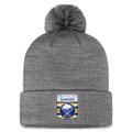 Men's Fanatics Branded Gray Buffalo Sabres Authentic Pro Home Ice Cuffed Knit Hat with Pom