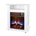 Comfort Glow QF4562R Electric Quartz Fireplace in White | 25 H x 21.5 W x 11.3 D in | Wayfair