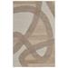 Brown 66 x 42 x 0.59 in Area Rug - George Oliver Rectangle Jennae Wool Area Rug Wool | 66 H x 42 W x 0.59 D in | Wayfair
