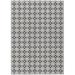 Black 120 x 96 x 0.19 in Area Rug - Bungalow Rose Loreen Indoor/Outdoor Area Rug w/ Non-Slip Backing Polyester | 120 H x 96 W x 0.19 D in | Wayfair