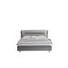 Hokku Designs Kazimirs Leather Platform Bed Genuine Leather in Gray | 49 H in | Wayfair C3DD228DB9554276B975B8CAD667CB49