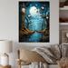 Red Barrel Studio® Darmit Surrealism Melting Clocks Surreal - Print on Canvas Canvas, Cotton in Blue/Brown | 20 H x 12 W x 1 D in | Wayfair