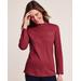 Blair Women's Essential Knit Long Sleeve Mock Top - Red - M - Misses