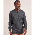 Blair Men's John Blair Everyday Jersey Knit Long-Sleeve Henley - Grey - 5XL