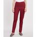 Blair Women's DenimEase Full-Elastic Classic Pull-On Jeans - Red - 26W - Womens