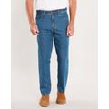 Blair Men's John Blair® Classics Relaxed-Fit Full-Elastic Jeans - Denim - 44