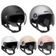 Casque de moto style jet pour hommes et femmes casque de vélo adulte casque de scooter tête de