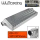 WLR RACING - 550*230*65mm universel Turbo Intercooler barre et plaque OD 2.5 "avant montage