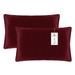A1HC Set of 2 Luxurious Fine Soft Velvet Throw Pillow Covers Only, For Sofas, Beds, Vibrant Colors and Hidden YKK Zipper