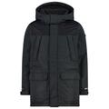 CMP - Boy's Jacket Fix Hood Taslan Polyester - Parka Gr 140 schwarz