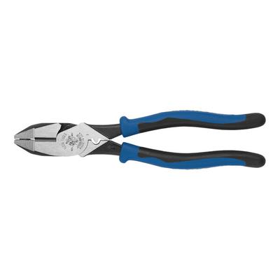 Klein Tools 9" Journeyman High-Leverage Side Cutting Lineman's Crimping Pliers J2000-9NECR