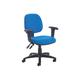 Point Medium Back Operator Office Chair With Height Adjustable Arms, Havana