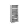 Tully Office Bookcases, 4 Shelf - 80wx47dx179h (cm), White, Express Delivery