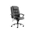 Muscat Deluxe Executive Leather Office Chair, Black