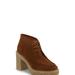 Lucky Brand Hollia Heeled Bootie - Women's Accessories Shoes Boots Booties in Light Brown, Size 8